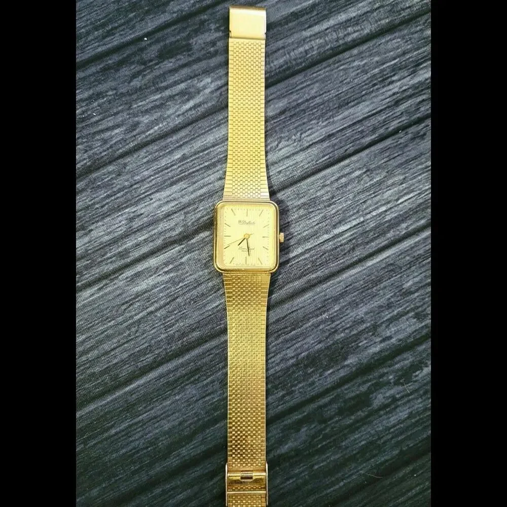 Vintage Retro Lucien Piccard‎ Dufonte Men's Watch New Battery